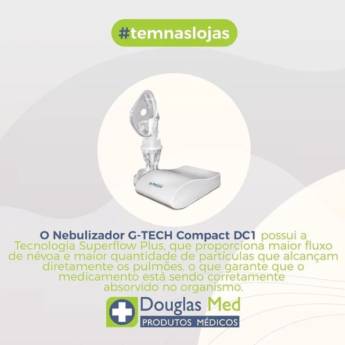 Comprar produto Nebulizador G-TECH Compact DC1 em Equipamentos Médicos pela empresa Douglas Med em Aracaju, SE