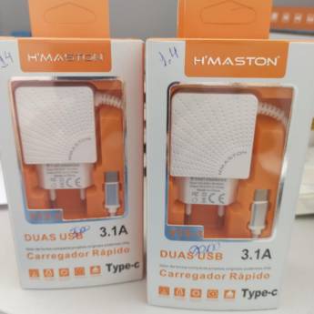 Comprar o produto de carregador 3.1 A typeC em Acessórios para Celulares em Mineiros, GO por Solutudo