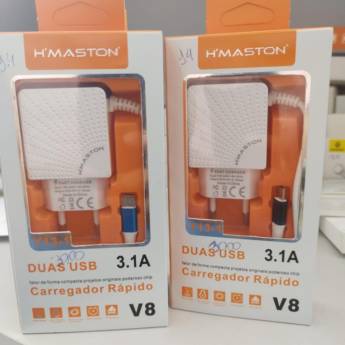 Comprar o produto de Carregador 3.1 A V8 em Acessórios para Celulares em Mineiros, GO por Solutudo