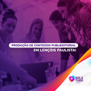 Comprar o produto de Produção de conteúdo Publieditorial em Publicidade e Propaganda em Lençóis Paulista, SP por Solutudo