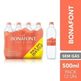 Comprar o produto de Água mineral Bonafont 500ml em Água e Gelo em Assis, SP por Solutudo