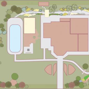 Comprar o produto de Projetos de paisagismo em Arquitetura em Santa Bárbara Resort Residence, SP por Solutudo