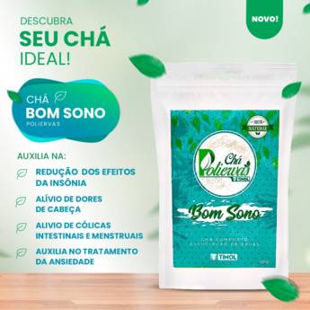 Comprar o produto de Chá Poliervas BOM SONO em Bauru em Chás em Bauru, SP por Solutudo