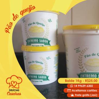 Comprar o produto de Pão de queijo para Revenda (1 Kg) em Salgados em Jaú, SP por Solutudo