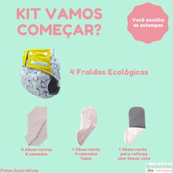 Comprar o produto de Kit Vamos Começar? em Fraldas em São Paulo, SP por Solutudo