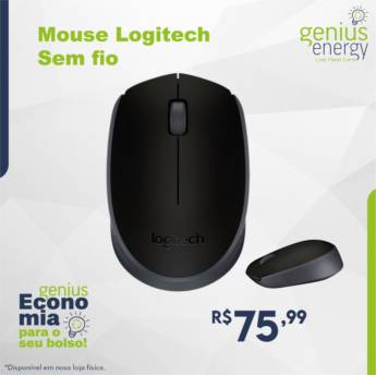 Comprar o produto de Mouse LogiTech sem fio em Kits Teclado e Mouse em Londrina, PR por Solutudo