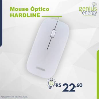 Comprar o produto de Mouse Óptico Hardline em Kits Teclado e Mouse em Londrina, PR por Solutudo