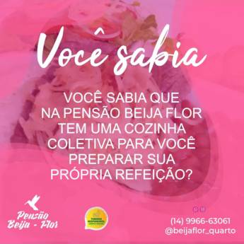 Comprar o produto de Pensão com cozinha coletiva para você cozinhar o que deseja comer  em Hospedagem em Botucatu, SP por Solutudo