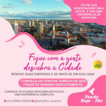 Comprar o produto de Hospedagem para quem deseja conhecer Botucatu - Reserve e conheça a cidade em Hospedagem em Botucatu, SP por Solutudo