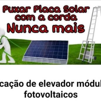 Comprar o produto de Locação de elevador módulos fotovoltaicos  em Energia Solar em Cotia, SP por Solutudo