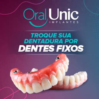 Comprar o produto de Dentadura fixa - Agende sua avaliação em Odontologia em Botucatu, SP por Solutudo