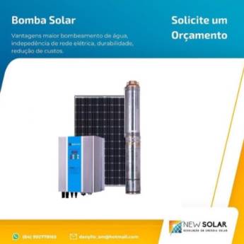 Comprar o produto de Bomba solar em Energia Solar em Goiânia, GO por Solutudo
