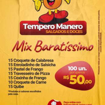Comprar o produto de Mix Baratíssimo  em Salgados em Indaial, SC por Solutudo Comprar o produto de Mix Baratíssimo  em Salgados em Indaial, SC por Solutudo
