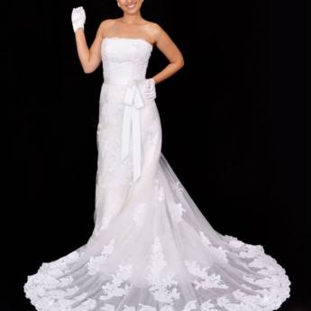 Comprar o produto de Vestido Rendado de Noiva  em Noivas em Bauru, SP por Solutudo