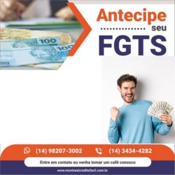 Comprar o produto de Antecipe seu FGTS em Financeiras - Empréstimos em Marília, SP por Solutudo