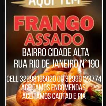 Comprar o produto de Vende se frango assado farofa macarronese salpicão  em Marmitex em Leopoldina, MG por Solutudo