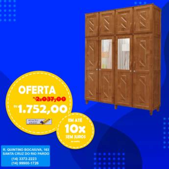 Comprar o produto de Guarda-Roupa Grécia - Mês de Ofertas em Móveis em Santa Cruz do Rio Pardo, SP por Solutudo