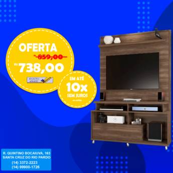 Comprar o produto de Rack - Mês de Ofertas em Móveis em Santa Cruz do Rio Pardo, SP por Solutudo