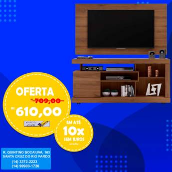 Comprar o produto de Rack Gramado - Mês de Ofertas em Móveis em Santa Cruz do Rio Pardo, SP por Solutudo