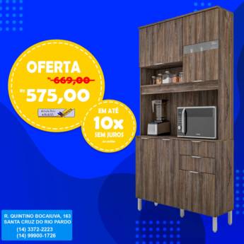 Comprar o produto de Armário de Cozinha - Mês de Ofertas em Móveis em Santa Cruz do Rio Pardo, SP por Solutudo