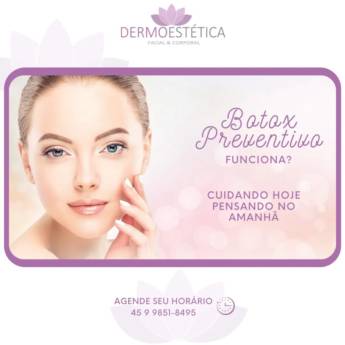 Comprar o produto de Botox Preventivo  em Beleza, Estética e Bem Estar pela empresa Dermoestética Facial e Corporal em Foz do Iguaçu, PR por Solutudo