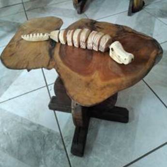 Comprar o produto de Mesa de Centro de Madeira 42 x 34 cm Altura em Mesa de Centro em Foz do Iguaçu, PR por Solutudo