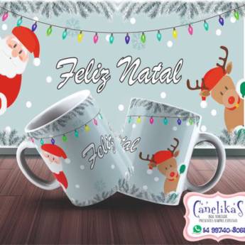 Comprar o produto de Canecas Personalizadas Coleção de Natal em Canecas Personalizadas em Lençóis Paulista, SP por Solutudo