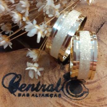 Comprar o produto de Aliança em ouro 18K ​8mm largura em Alianças em Salvador, BA por Solutudo