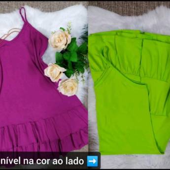 Comprar o produto de Vestido alcinha c/ babado Bauru em Vestidos em Bauru, SP por Solutudo
