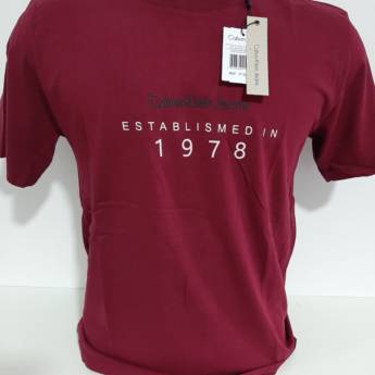 Comprar o produto de Camisetas Calvin Klein em Camisetas em Mogi das Cruzes, SP por Solutudo