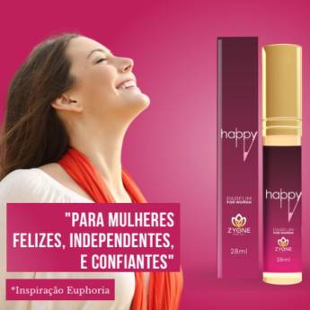 Comprar o produto de Perfumes Zyone Feminino - Happy em Perfumes Femininos em Mogi das Cruzes, SP por Solutudo