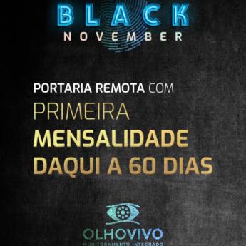 Comprar o produto de BLACK NOVEMBER - Portaria Remota em Segurança para Casa em Aracaju, SE por Solutudo