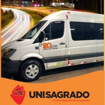 Comprar produto Van para a faculdade Unisagrado Bauru em Veículos e Transportes pela empresa 20Levar Transporte e Locação em Bauru, SP