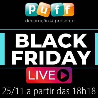 Comprar o produto de Live de Black Friday Mania de Puff em Puffs em Bauru, SP por Solutudo