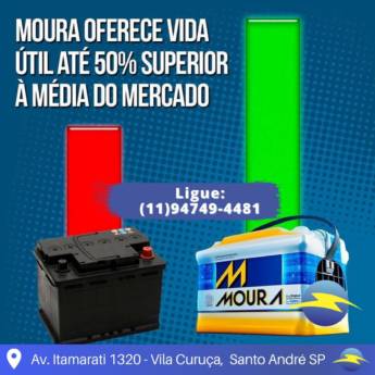Comprar o produto de Bateria para Carro Moura em Baterias em Santo André, SP por Solutudo