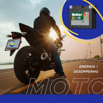 Comprar o produto de Bateria para Moto Heliar em Baterias em Santo André, SP por Solutudo