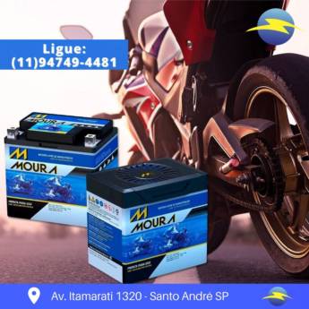 Comprar o produto de Bateria para Moto Moura em Baterias em Santo André, SP por Solutudo