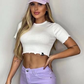 Comprar o produto de Cropped Lisa em Croppeds em Bauru, SP por Solutudo