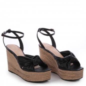 Comprar o produto de Sandália Anabela Nó Couro  em Calçados Femininos em Vilhena, RO por Solutudo