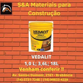 Comprar o produto de Vedalit em Avaré em Materiais para Construção em Avaré, SP por Solutudo