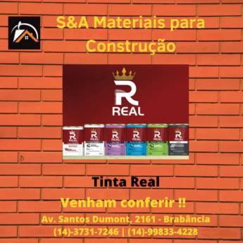 Comprar o produto de Tintas Real em Avaré  em Materiais para Construção em Avaré, SP por Solutudo