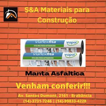Comprar o produto de Manta Asfáltica em Avaré em Materiais para Construção em Avaré, SP por Solutudo