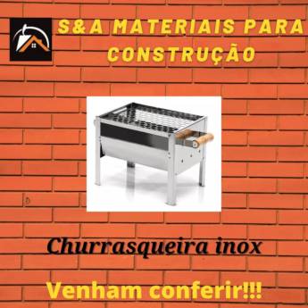 Comprar produto Churrasqueirinha de Inox em Avaré em Materiais para Construção pela empresa S.A Materiais para Construção em Avaré  em Avaré, SP