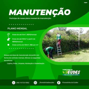 Comprar o produto de Manutenção de Jardins - Plano Mensal de Manutenção em Jardinagem em Barreirinhas, MA por Solutudo