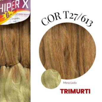 Comprar o produto de Cabelo sintético JUMBO marca HIPER X - T27/613 em Apliques de Cabelo pela empresa Trimurti Cabelos para Mega Hair Perucas Jumbo e Apliques para Cabelo  em Foz do Iguaçu, PR por Solutudo