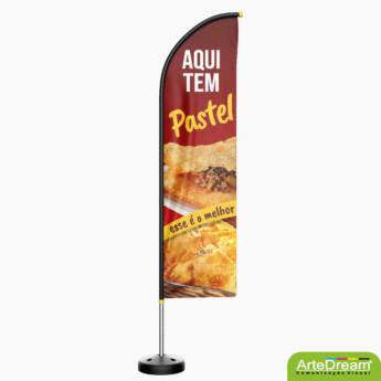 Comprar o produto de Wind Banner Personalizados em Bauru em Wind Banner em Bauru, SP por Solutudo