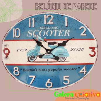 Comprar o produto de Relógio de Parede em Relógios em Foz do Iguaçu, PR por Solutudo