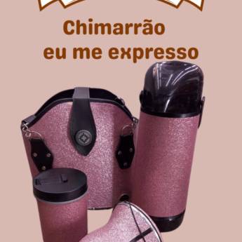 Comprar o produto de Kit de chimarrão Rosa em Kits de Chimarrão em Foz do Iguaçu, PR por Solutudo