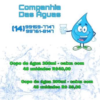 Comprar o produto de Copo de Água em Águas Minerais em Botucatu, SP por Solutudo