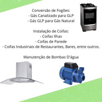 Comprar o produto de Conversão de Fogões em Instalações de Gás em Rio de Janeiro, RJ por Solutudo
